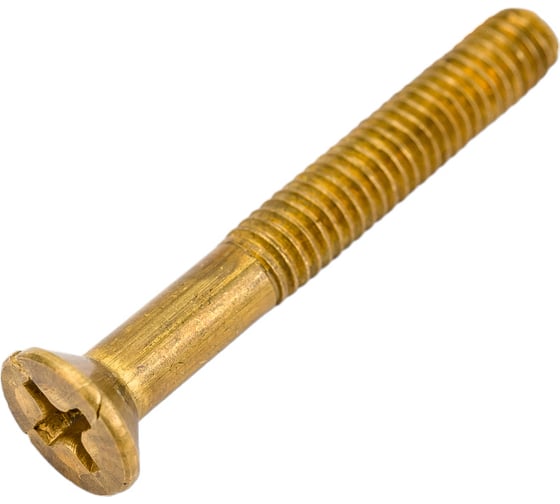 Винт латунный ЦКИ DIN 965, М4х30 Ph2, уп. 50 шт. 63612