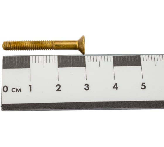 Винт латунный ЦКИ DIN 965, М4х30 Ph2, уп. 50 шт. 63612