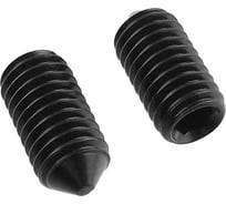 Винт установочный КРЕП-КОМП с внутр. шестигранником, черный, DIN 914, 6x5, пр.12,9, 100 шт. вук65пр