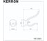 Комплект крючков Kerron 2 шт., KR 0190 AC, античная медь SET(KR 0190 AC) 2