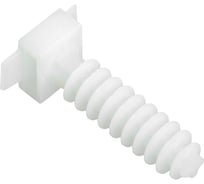 База дюбельная IEK БД 35x10мм под хомут белая (100шт) UHP32-35-10-100-K01