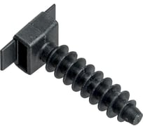 База дюбельная IEK БД 35x10мм под хомут черная (100шт) UHP32-35-10-100-K02