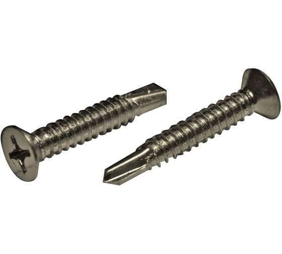 Саморез ЦКИ DIN 7504-O, JP82, 6.3х45 сверлоконечный, Ц, Ph3, уп. 100 шт. 64906 1