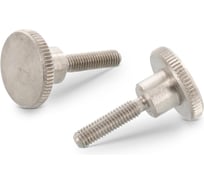 Винт EDELFIX DIN 464 M6x16 мм, А1 с рифленой головой высокий, 2 шт. 4641616 2