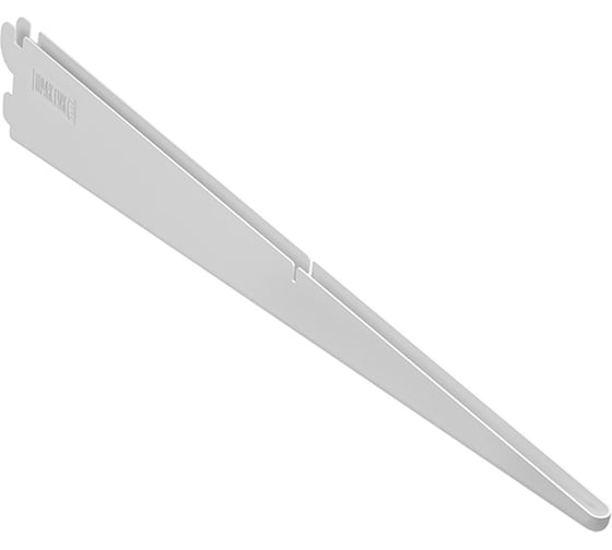 Кронштейн полки плоский Практик Home GBrF-50 белый S70199119601