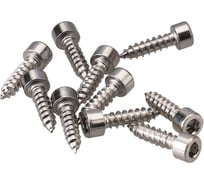 Саморез с шестигранной головкой AurA диаметр 4 мм, длина 25 мм, 500 шт. в упак., серебро WGS-425S