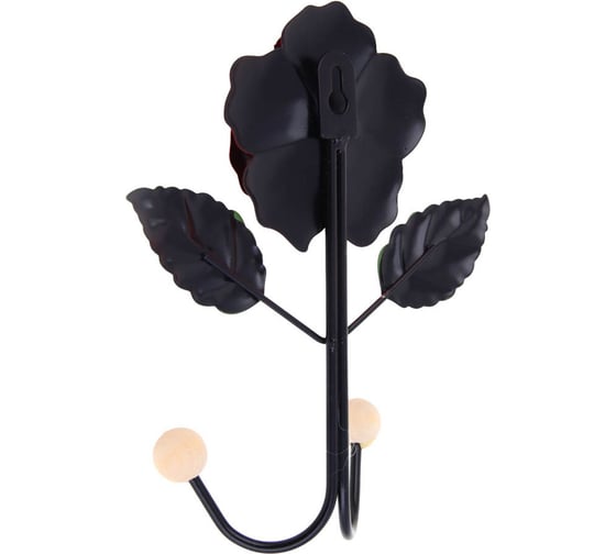 Крючок-вешалка Inbloom Роза 12x5х18 см, металл 153-001