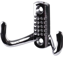 Крючок для одежды Larvij 75x55x30 мм, хром LKH6BCH