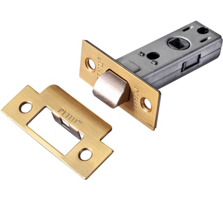 Защелка межкомнатная Ренц золото матовое сатинированное INL 5-45 SSG