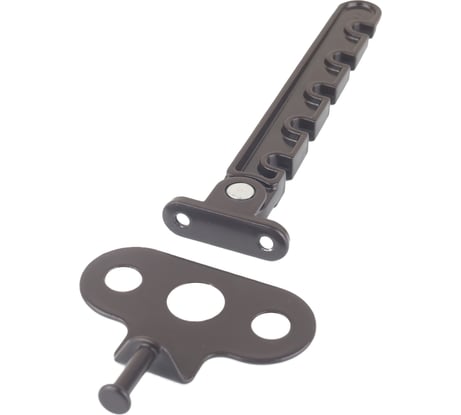 Ограничитель открывания DORF металлический, 5-ти позиционный, коричневый, 100 шт. CGFC005C-8019