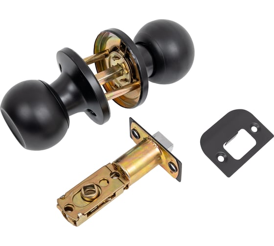 Ручка защелка PUNTO DK672/BL BL-PS без фиксации, черный 49487