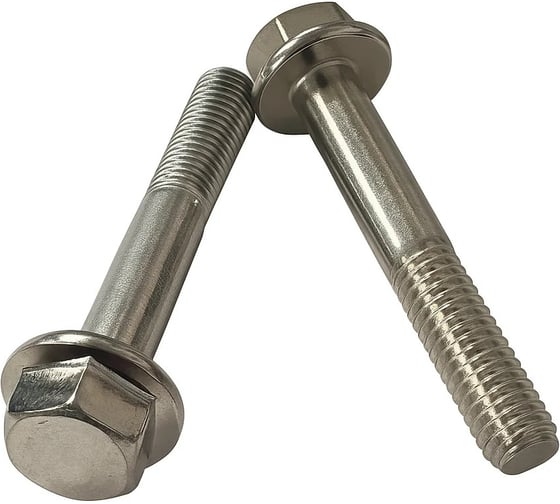 Болт с фланцем boltnn.ru DIN 6921 (EN 1665) М12x45 10.9 цинк, без насечки, 25 шт. 4687206377882 1