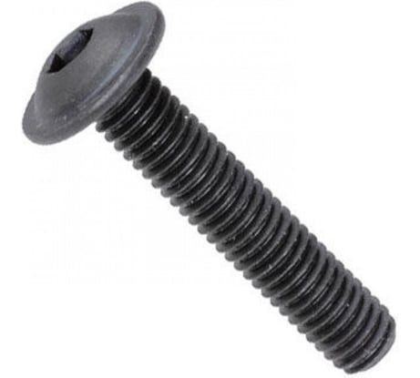 Винт с фланцем boltnn.ru ISO 7380-2 М8x40 10.9 цинк-никель черный 480 часов, 50 шт. 4687206380837