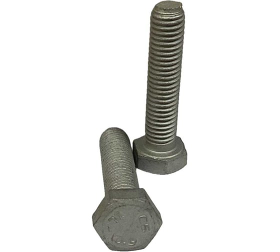 Болт boltnn.ru DIN 933 М10x55 10.9 цинк-ламель серый 480 часов 50 шт 4687206378629 1