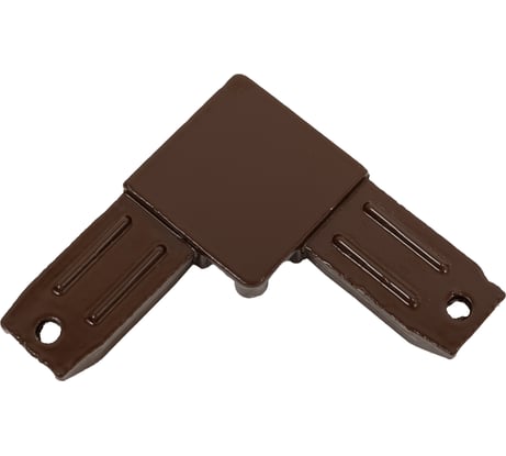 Уголок для москитной сетки KOMFORT Москитные системы алюминиевый коричневый комплект 4 шт АУ00615