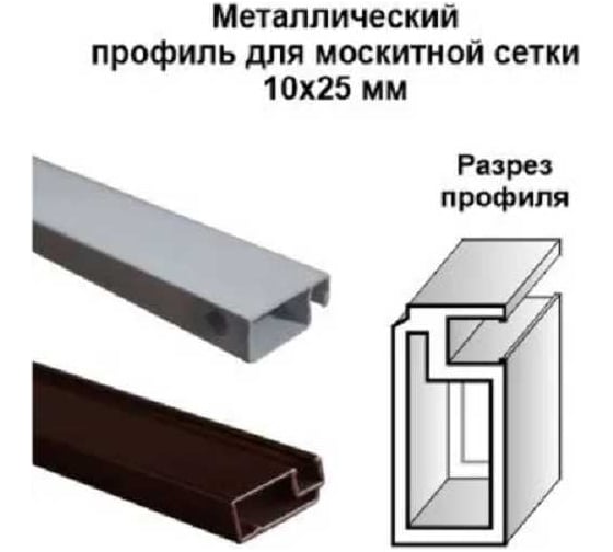 Литой ПВХ уголок для москитной сетки KOMFORT Москитные системы белый Комплект 4 шт ПУ00612