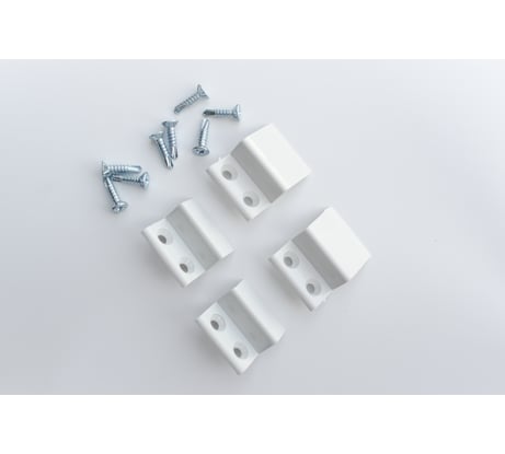 Пластиковый держатель для москитной сетки KOMFORT Москитные системы белый Комплект 4 шт ДП00616