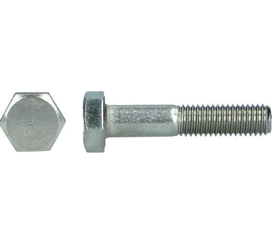 Болт Море-Метизов DIN 931, класс прочности 8.8, цинк, М12x170 мм, 5 шт. BOLT93188С121705М 1