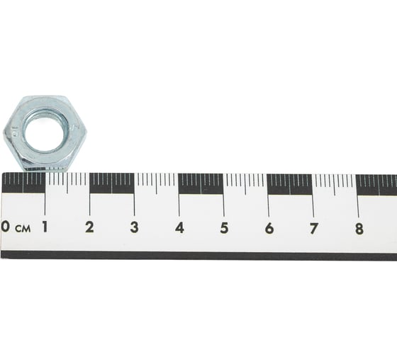 Гайка Море-Метизов DIN 934, класс прочности 10, цинк, M10, 50 шт. GAYKA93410С1050М