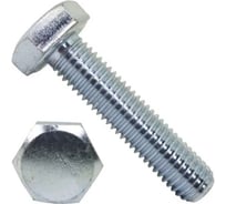 Болт Море-Метизов DIN 933, класс прочности 8.8, цинк, М12x40 мм, 5 шт. BOLT93388С12402М