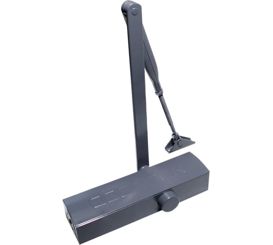 Доводчик Doorlock DL200N BC DA EN2-5 графит с регулируемыми функциями тормоза открывания и задержки закрывания, регулируемое усилие закрывания 75564
