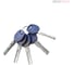 Цилиндр Doorlock V 2300AB N серия Variant, никелированный, 30x40мм, 5 перф.ключей 79069 2