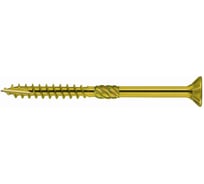 Шуруп конструкционный TULSTOR PT с потайной головкой, желтая оцинковка, TX40, 8x340 мм, 50 шт. 902930