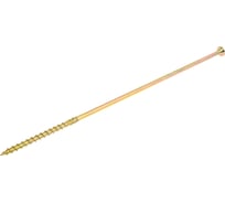 Шуруп конструкционный TULSTOR PT с потайной головкой, желтая оцинковка, TX40, 8x320 мм, 50 шт. 902929