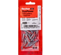 Дюбель с шурупом Fischer DUOPOWER 5x25 (18шт.) 577317