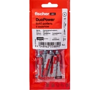 Дюбель с шурупом Fischer DUOPOWER 8x40 (8шт.) 577315