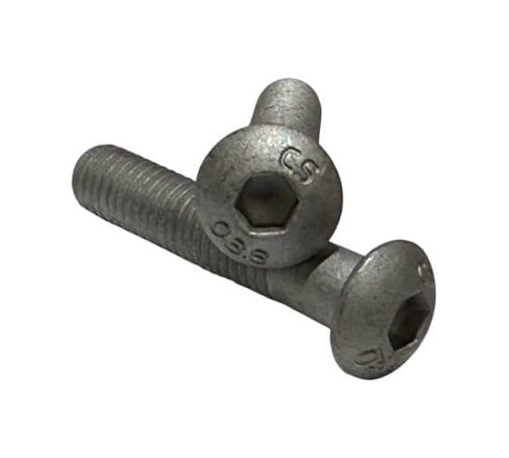 Винт boltnn.ru ISO 7380-1 М8x20 8.8, цинк-ламель серый, 480 часов, 100 шт. 4687206394834 1