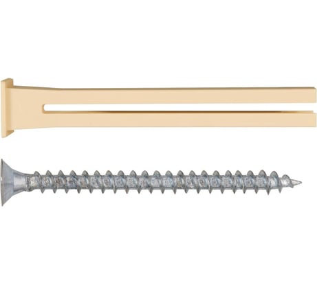 Дюбель для газобетона забивной ЕВРОПАРТНЕР TAIL c шурупом 5x60мм (10 шт.) 1 0333 2