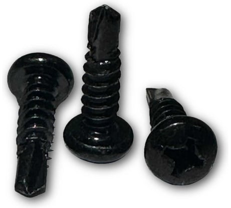 Саморез boltnn.ru DIN 7504 N 4,2x16 цинк черный 100 шт 4687206398771