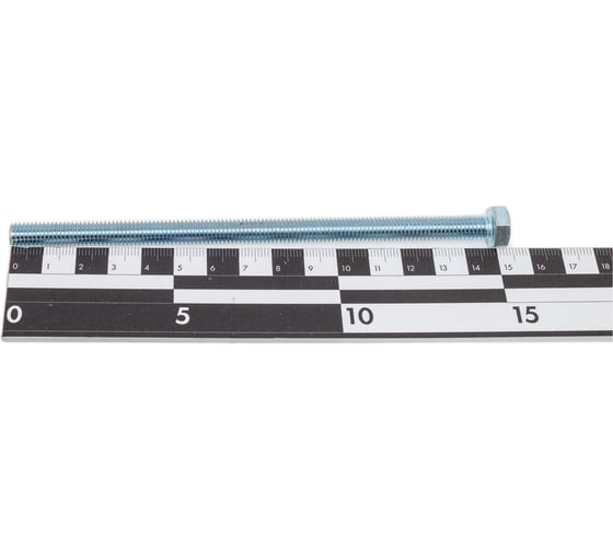 Болт Bohrer М8х150 с ш/гр головкой, цинк, DIN 933, 30 шт DIN933/5.8-8х150-30