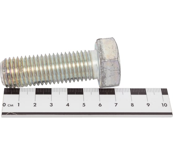 Болт Bohrer М20х60 с ш/гр головкой, цинк, DIN 933, 1 шт DIN933/5.8-20х60-0