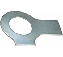 Шайба стопорная плоская с двумя лапками SORREX М10, оцинкованная, DIN 463, 1000 шт. 0463-1-010 1000