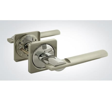 Дверная ручка CRIT РФ-К63 Хп/Нш хром полированный/никель шлифованный 05256