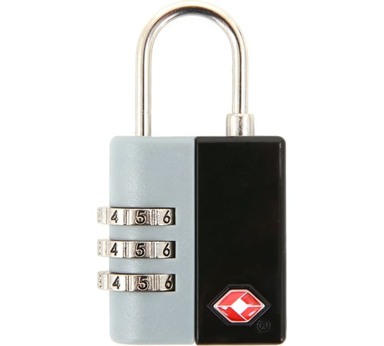 Кодовый замок Swissgear TSA, черный 3x1,3x6,5 см WJ6183