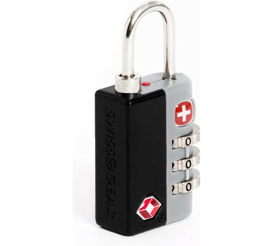 Кодовый замок Swissgear TSA, черный 3x1,3x6,5 см WJ6183