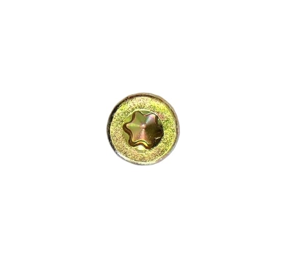 Саморез по дереву HIMTEX проф. желт. потайн. Torx 40, 8х500, 50 шт. 08500Fh