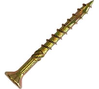 Саморез по дереву HIMTEX проф. желт. потайн. Torx 40, 8х80, 100 шт. 08080Fh