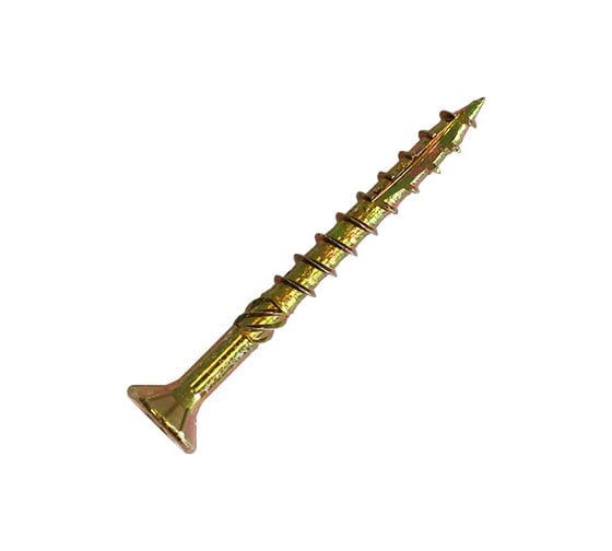 Саморез по дереву HIMTEX проф. желт. потайн. Torx 40, 8х80, 100 шт. 08080Fh