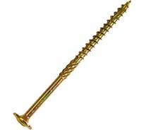 Саморез по дереву HIMTEX проф. желт. тарельчатая голова Torx 30, 6х50, 100 шт. 06050Wh