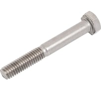 Болт Море-Метизов DIN 931 нержавеющя сталь А2 M6x45 мм, 10 шт. BOLT931А264510М