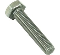 Болт Море-Метизов DIN 933 нержавеющая сталь А2 M6x55 мм, 10 шт BOLT933А265510М