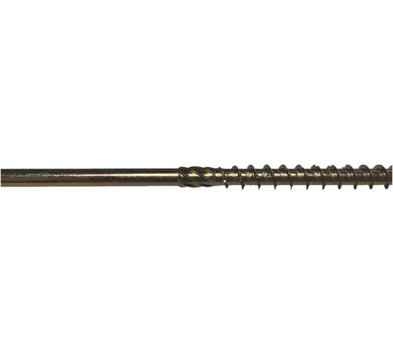 Конструкционный саморез по дереву HIMTEX желтый потайной NORM Torx 50 10x280 (25 шт.) fix 10280Fhc