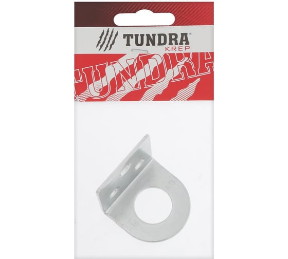Пробой-ушко TUNDRA 40х75 мм, гнутое, оцинкованное, в упаковке 1 шт. 5296511