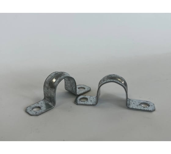 Скоба металлическая усиленная двухлапковая KOPOS d 38-40 мм 6838-40 (ZNM) PF-6838-40-ZNM