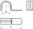 Скоба металлическая однолапковая для монтажного пистолета KOPOS d 25-26 мм 6725-26 P (100S) 6725-26-P-100S 2