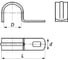 Скоба металлическая усиленная однолапковая KOPOS d 31-32 мм 6731-32 (ZNM) PF-6731-32-ZNM 3